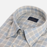 Let flonelsskjorte med brystlomme button down