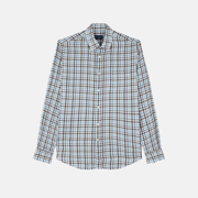 bomuld tencel skjorte med brystlomme button down