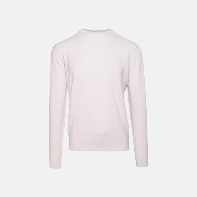 Ren cashmere rund hals