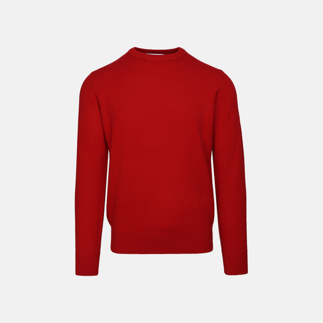 Ren cashmere rund hals