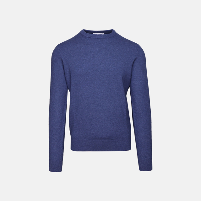 Ren cashmere rund hals