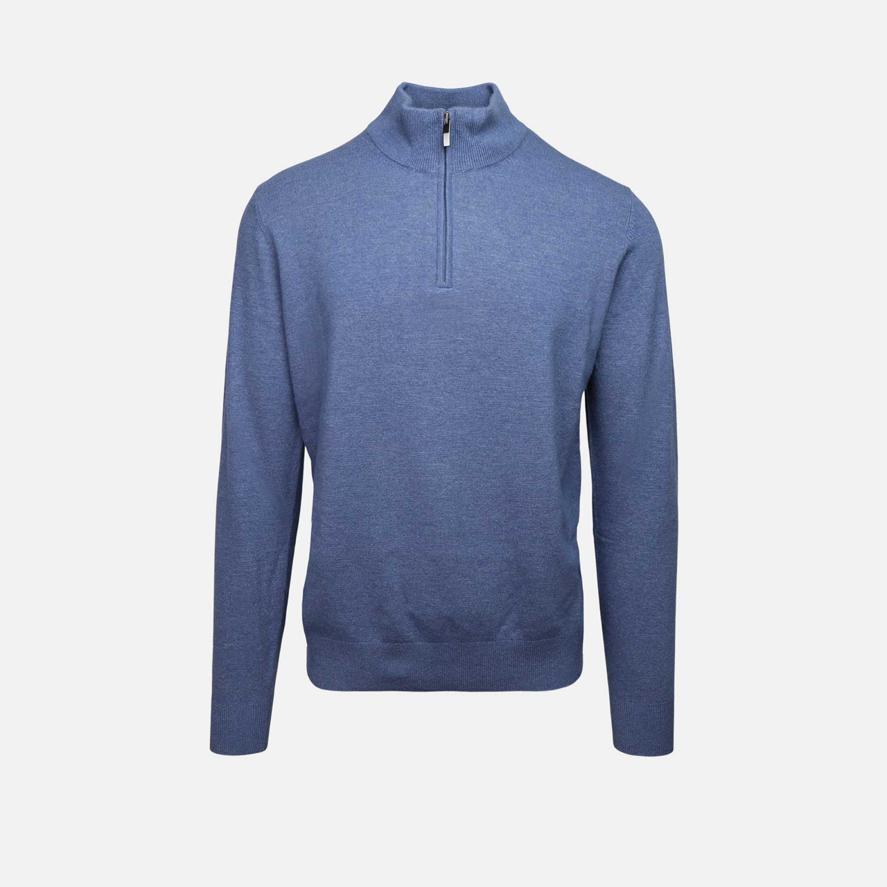 Uld cashmere half zip