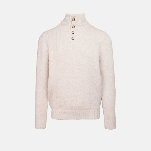 Uld silke cashmere cardigan