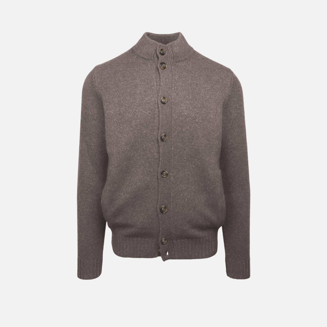 Uld silke cashmere troyer