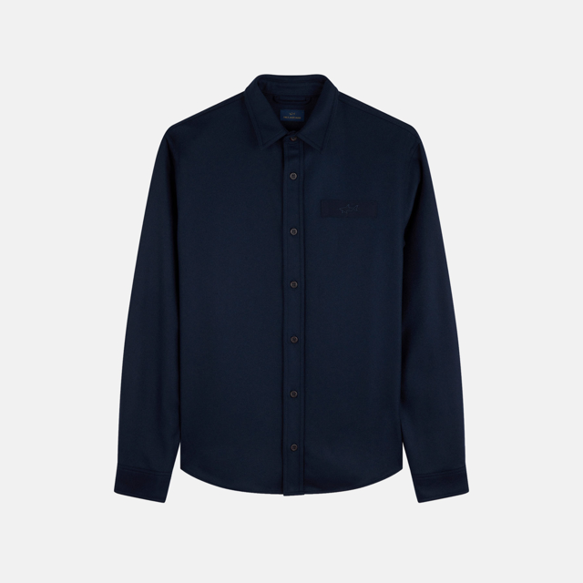 uld overshirt med logo