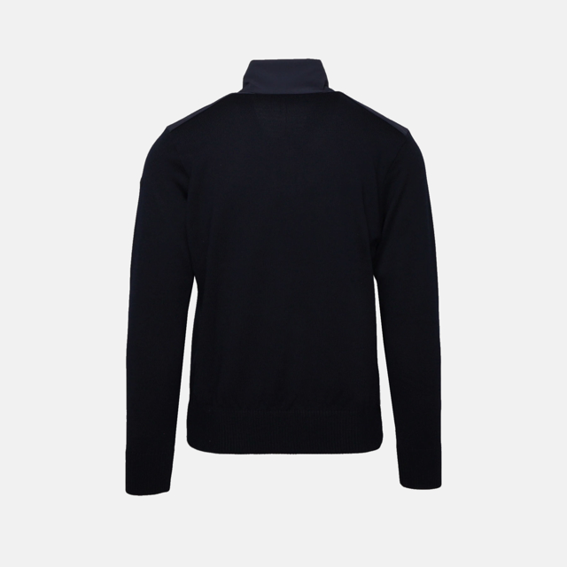 cardigan med forstærkning på skulder