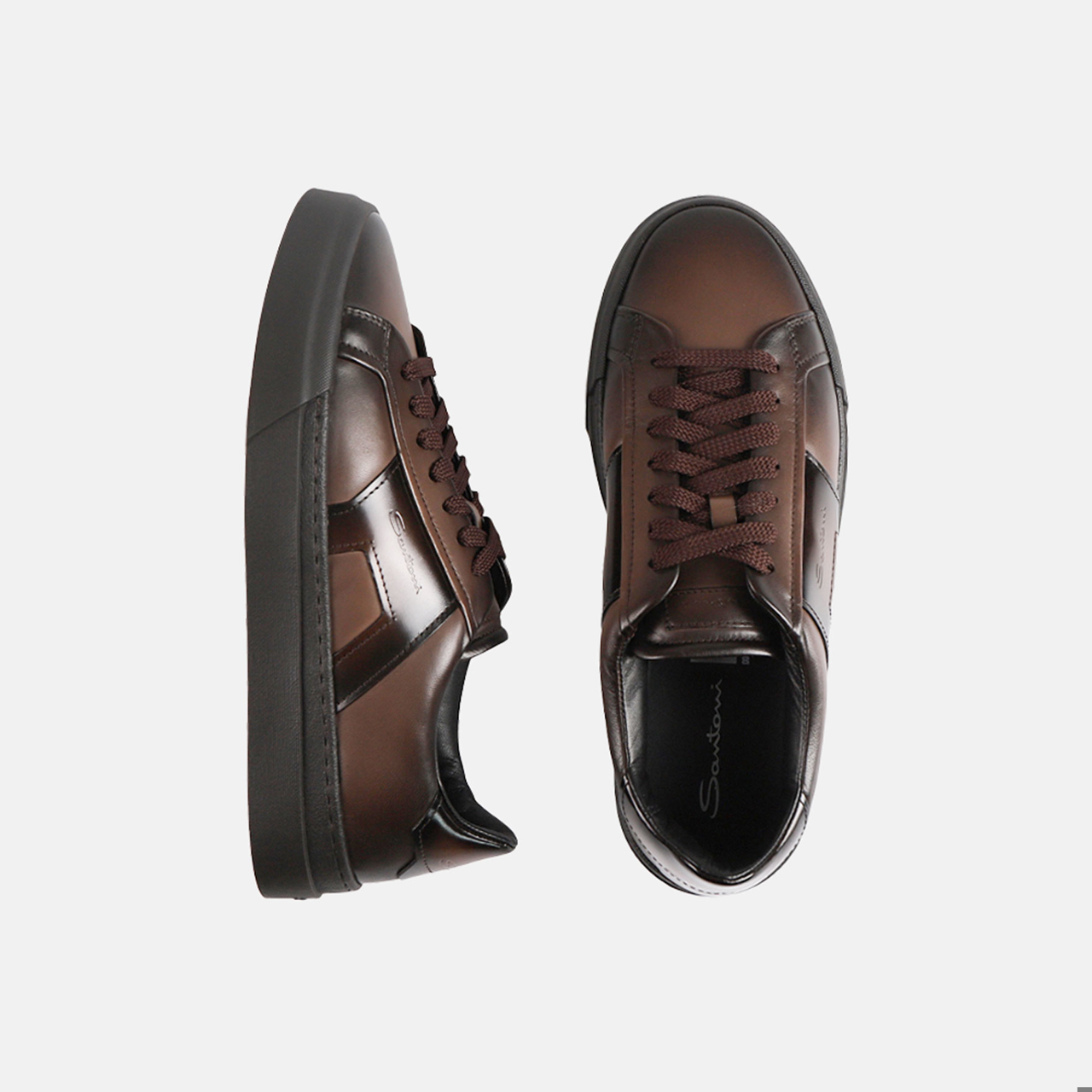 Double Buckle Sneaker Leather