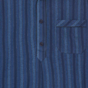 stribet bomuldsflonel natskjorte