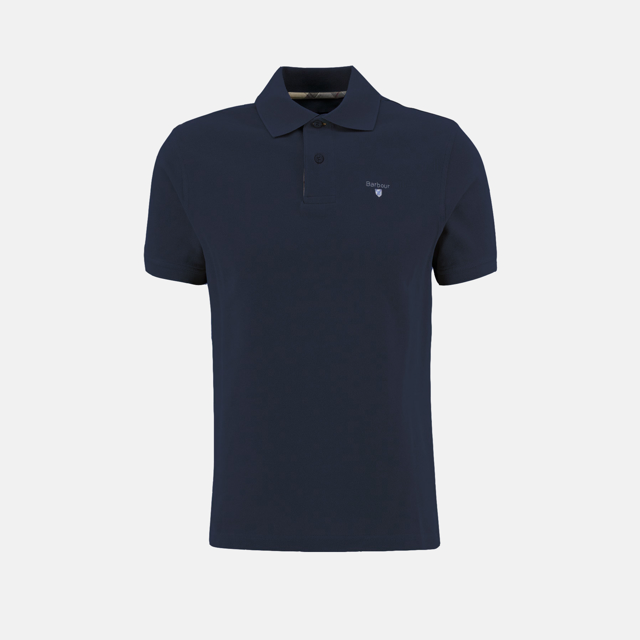 tartan pique polo