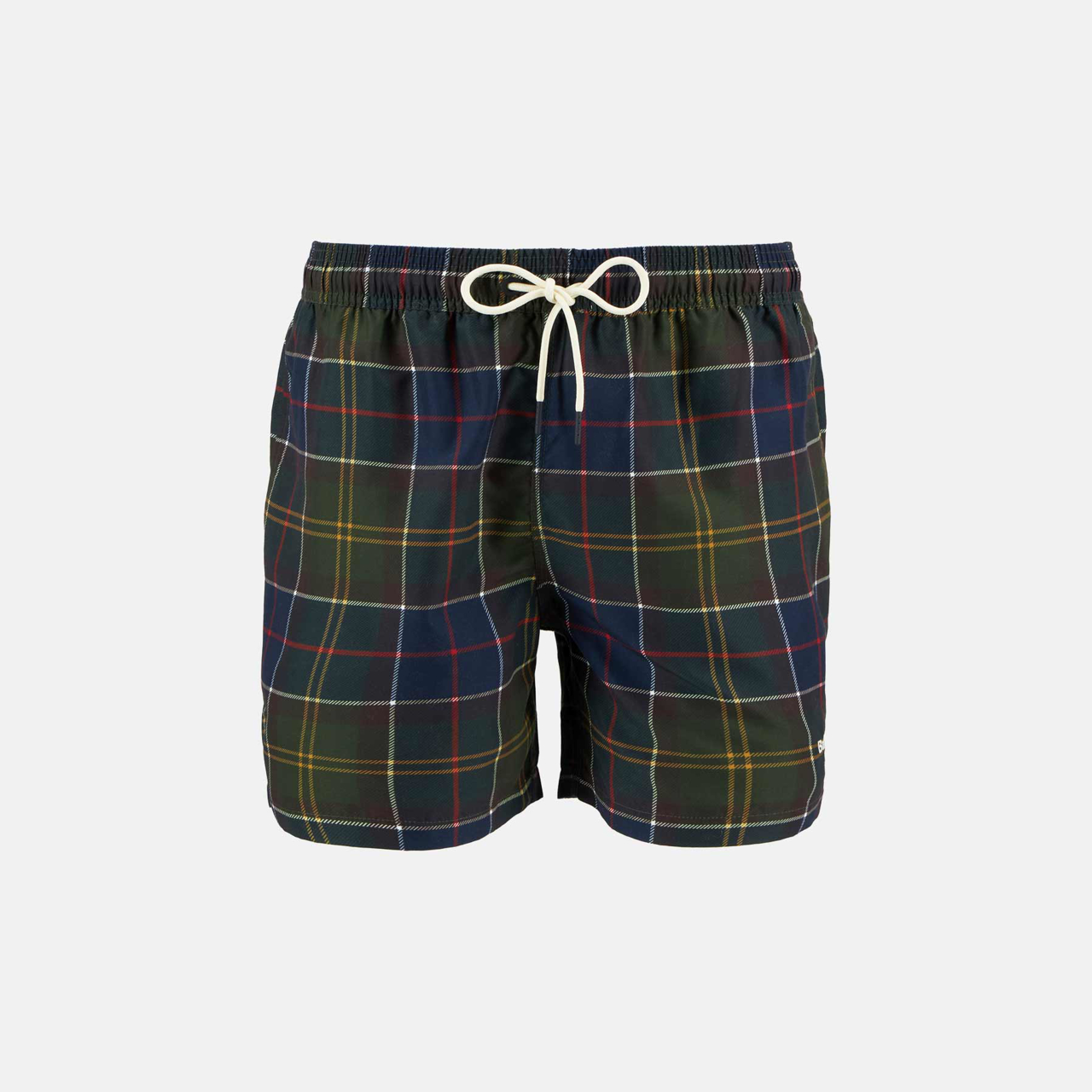 staple tartan swim shorts