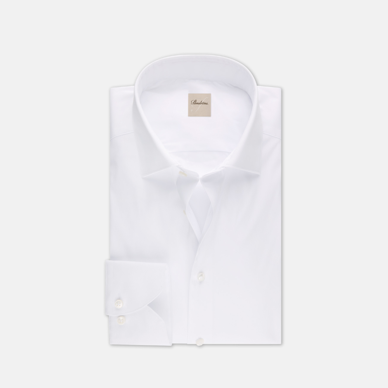 Bomuld stretch skjorte