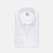 Bomuld stretch skjorte