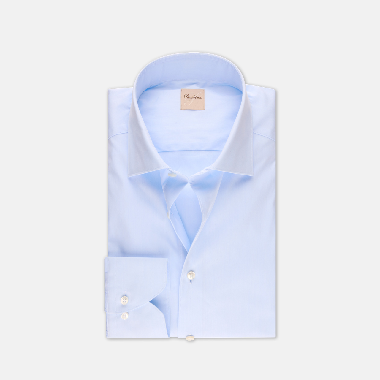 Bomuld stretch skjorte