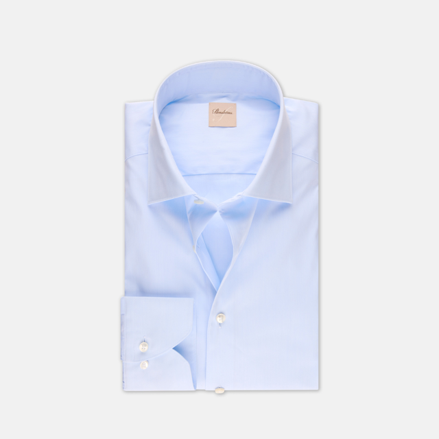 Bomuld stretch skjorte