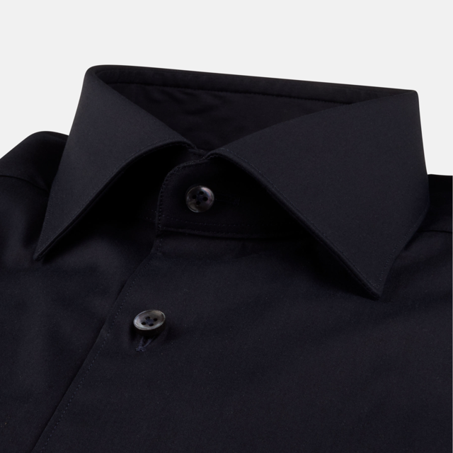 Bomuld stretch skjorte