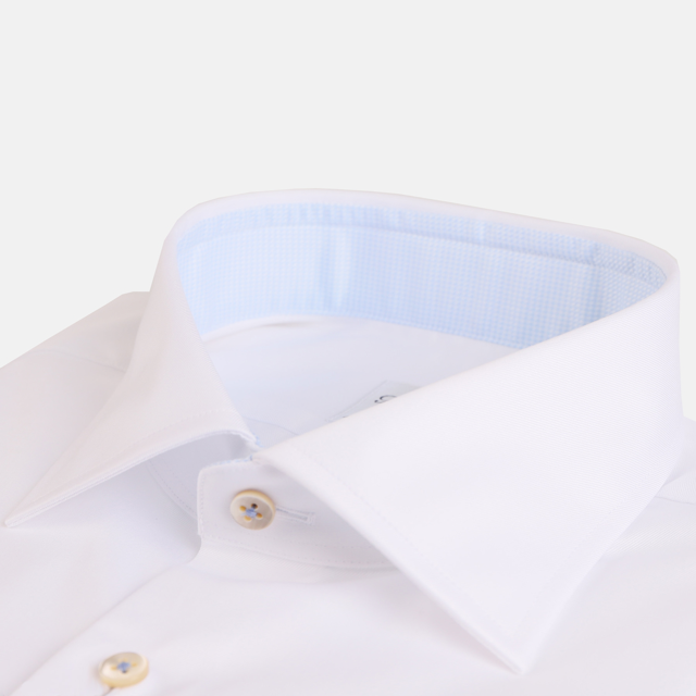 Twill skjorte med kontrast