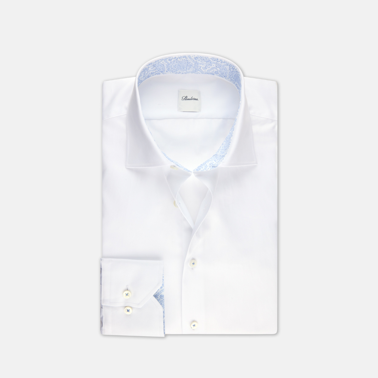 Twill skjorte med kontrast