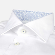 Twill skjorte med kontrast