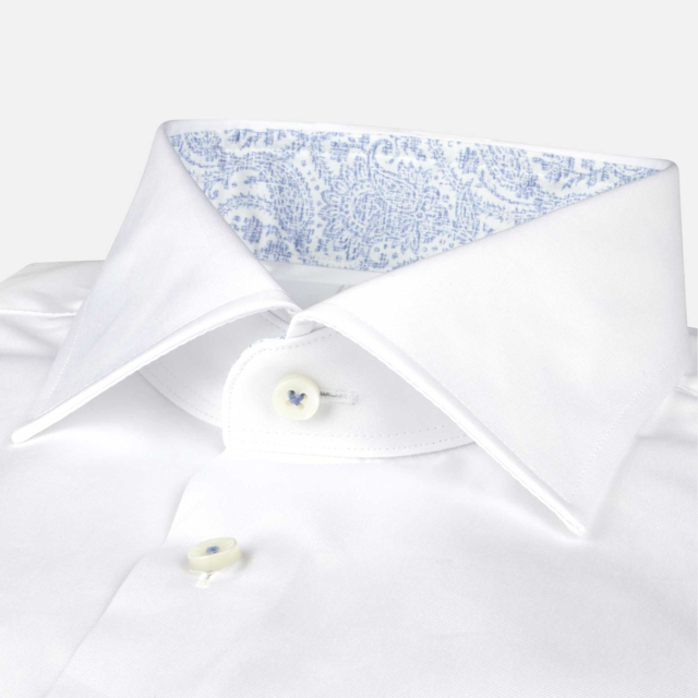 Twill skjorte med kontrast