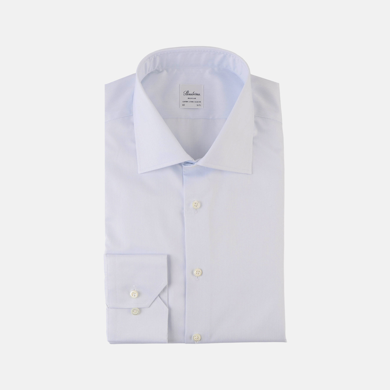 stribet twill skjorte