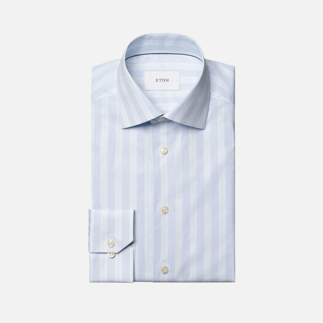 multistrib poplinskjorte