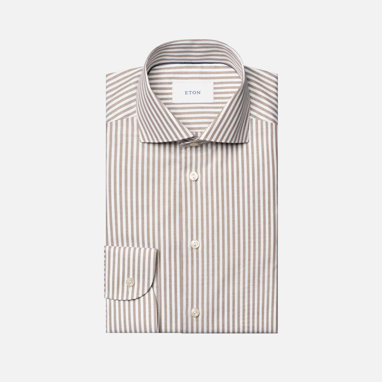 stribet oxfordskjorte