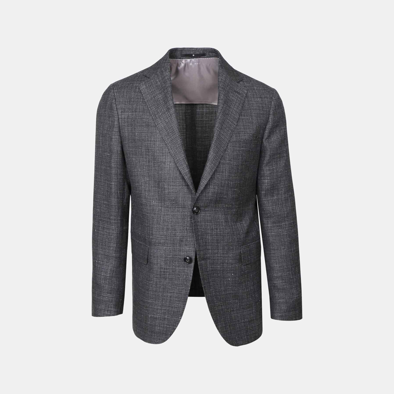 Uld hør struktureret jakke