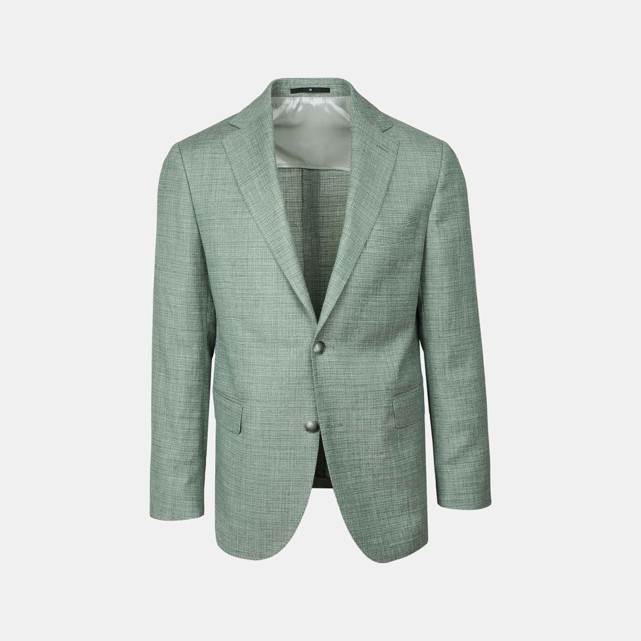 Uld hør struktureret jakke