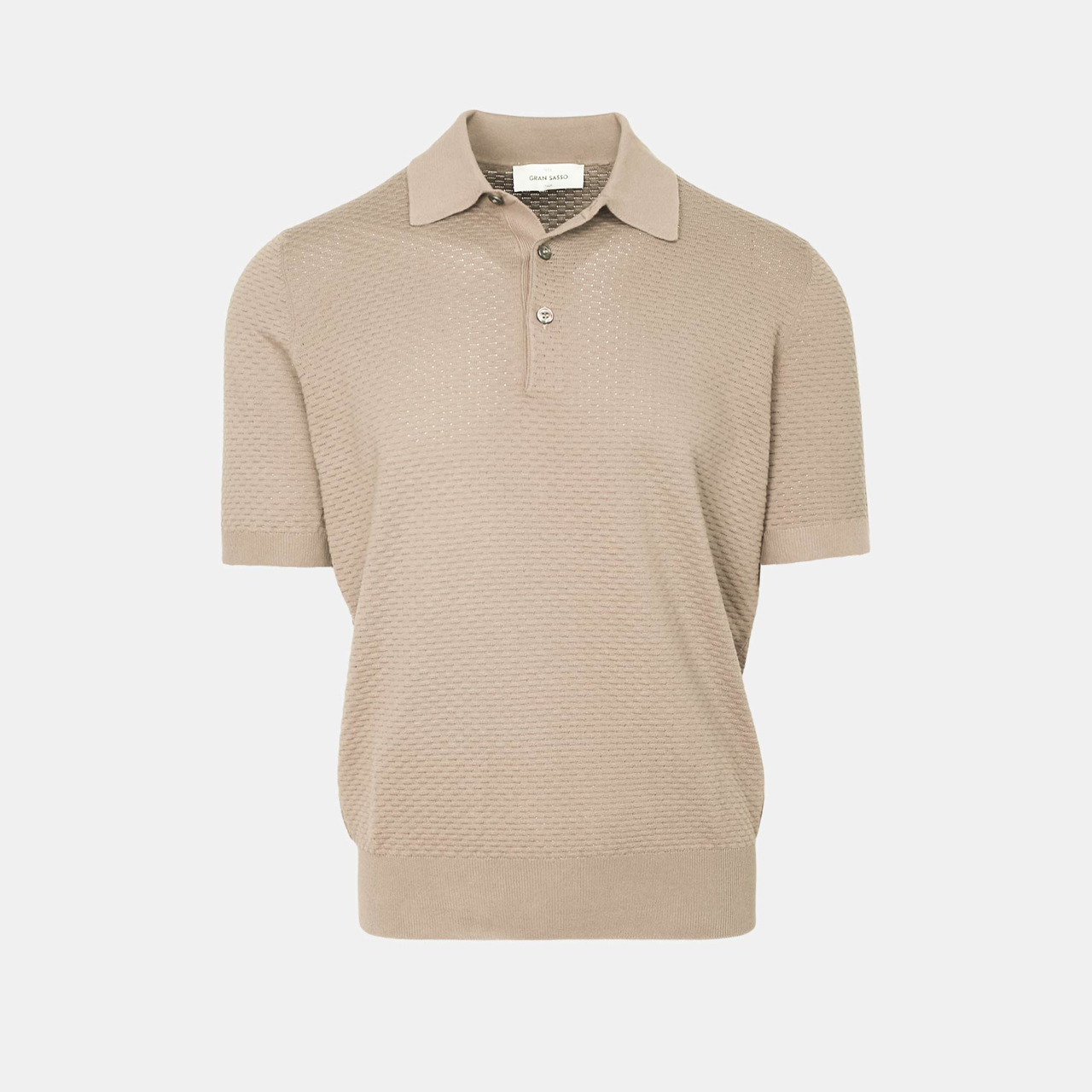 Strikket polo