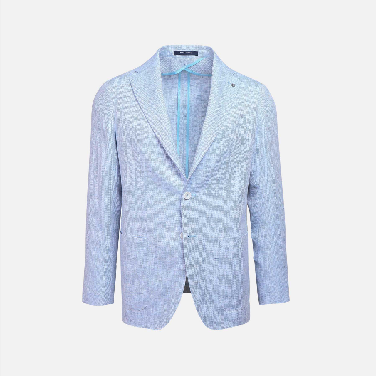 Hørjakke sildebensvævet