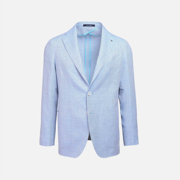 Hørjakke sildebensvævet