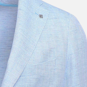 Hørjakke sildebensvævet