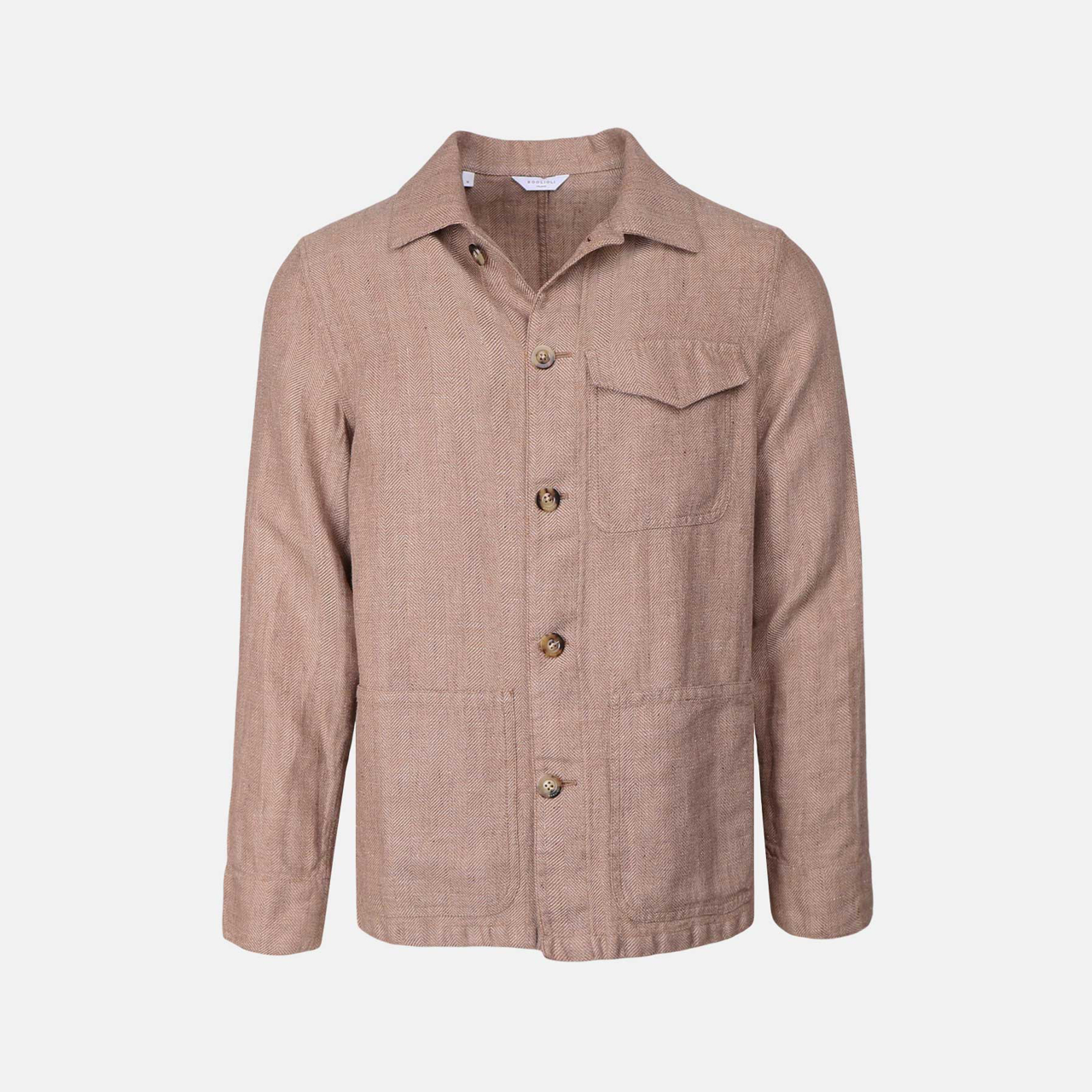 Skjortejakke hør sildeben