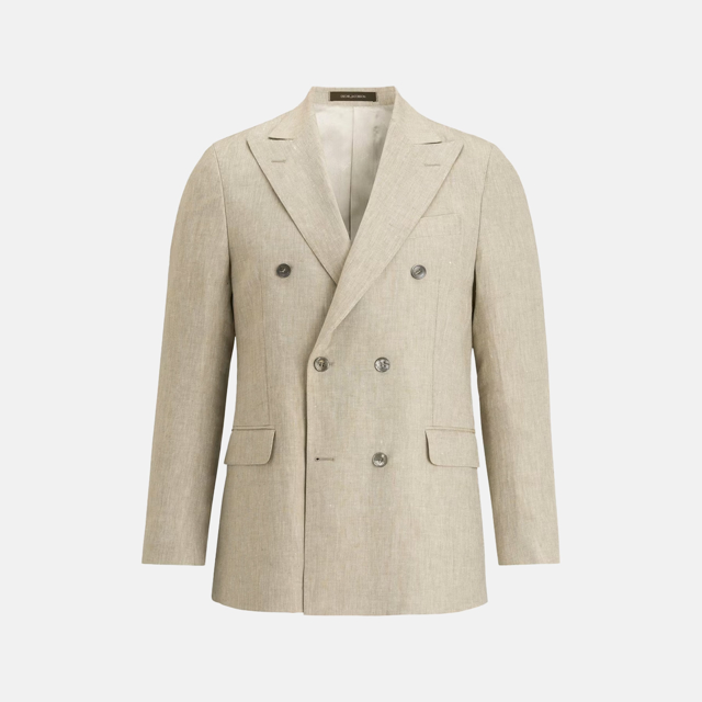 Farris dobbelradet blazer hør