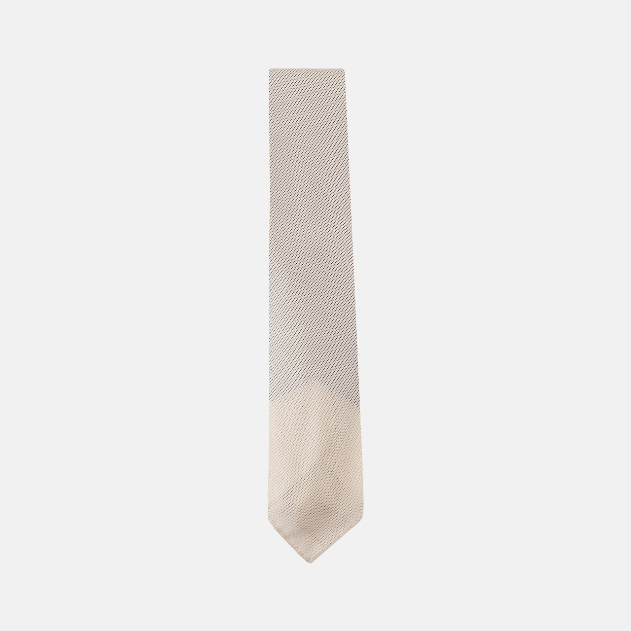 Ensfarvet silkeslips