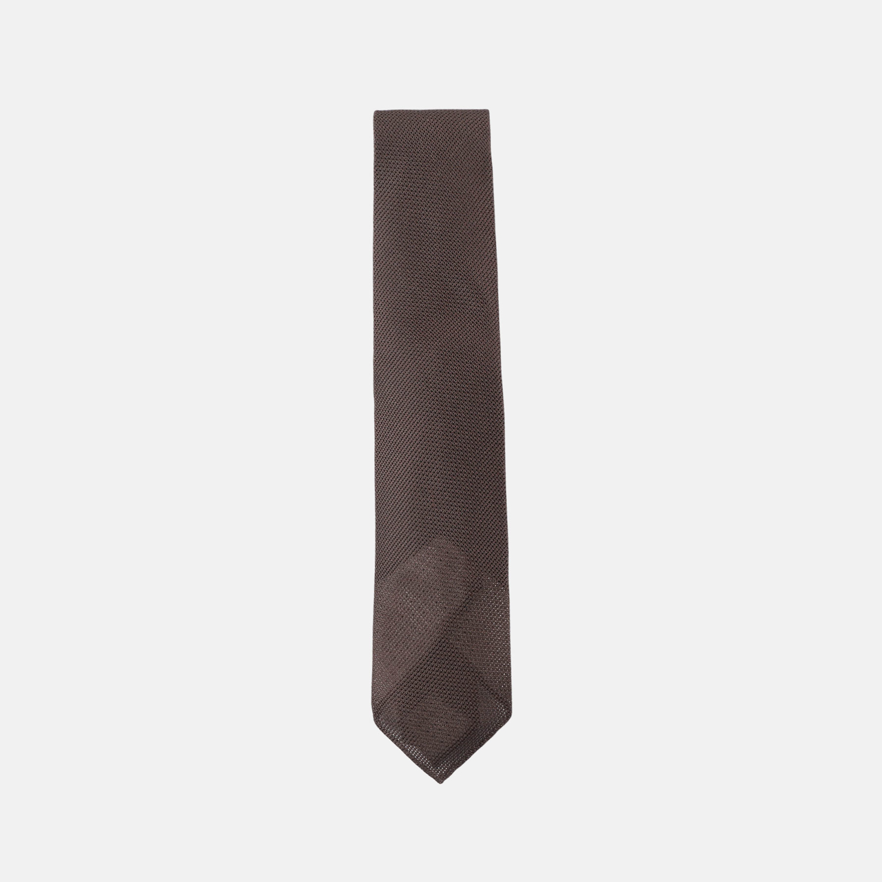 Ensfarvet silkeslips