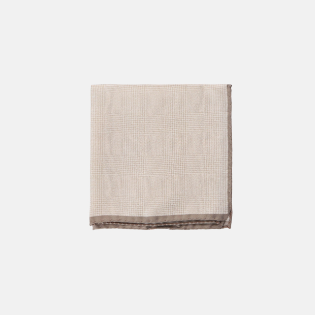 Silke pochette med tern