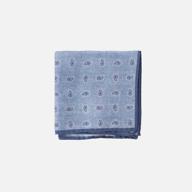 Silke pochette med dråber