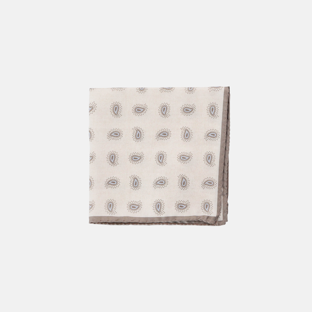 Silke pochette med dråber